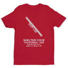 Load image into Gallery viewer, 0q5 shelter cove ca t shirt, Red