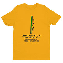 Load image into Gallery viewer, 0r2 lincoln mo t shirt, Yellow