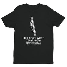 Load image into Gallery viewer, 0te4 hilltop lakes tx t shirt, Black