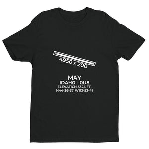 0u8 may id t shirt, Black