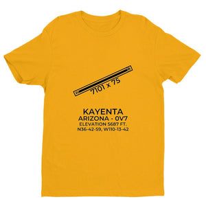 0v7 kayenta az t shirt, Yellow