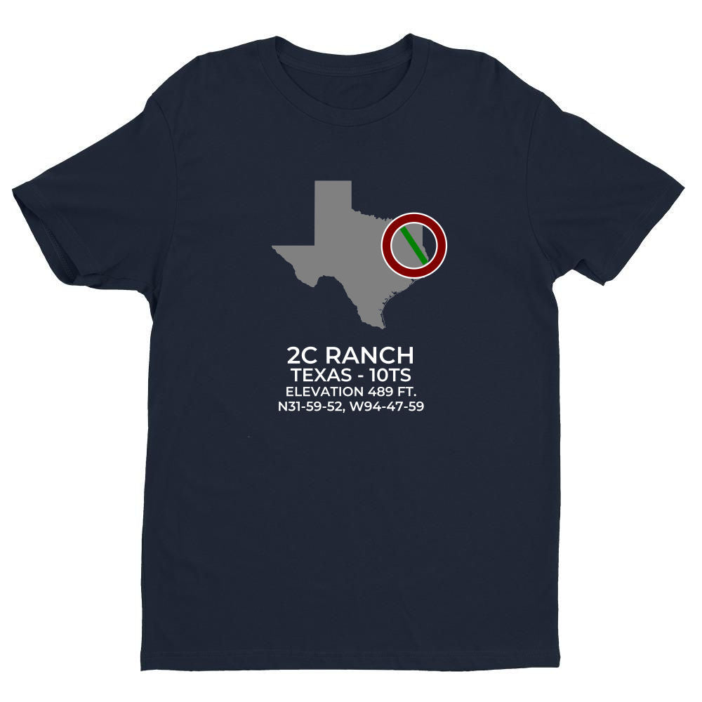 2C RANCH in LANEVILLE; TEXAS (10TS) T-Shirt