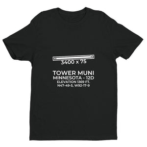 12d tower mn t shirt, Black