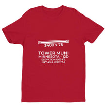 Load image into Gallery viewer, 12d tower mn t shirt, Red