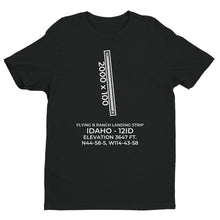 Load image into Gallery viewer, FLYING B RANCH LANDING STRIP (12ID) outside SALMON; IDAHO (ID) T-Shirt