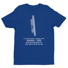 Load image into Gallery viewer, FLYING B RANCH LANDING STRIP (12ID) outside SALMON; IDAHO (ID) T-Shirt