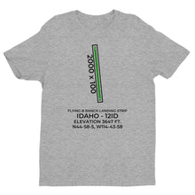 Load image into Gallery viewer, FLYING B RANCH LANDING STRIP (12ID) outside SALMON; IDAHO (ID) T-Shirt