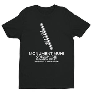 12s monument or t shirt, Black