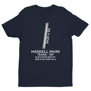 15f haskell tx t shirt, Navy