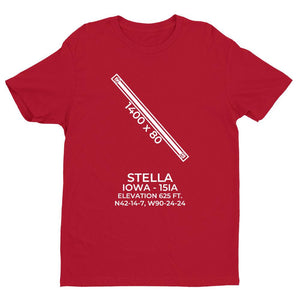 15ia bellvue ia t shirt, Red