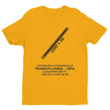 Load image into Gallery viewer, 15pa monroeville pa t shirt, Yellow