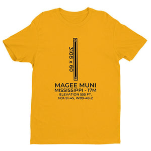 17m magee ms t shirt, Yellow