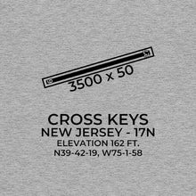 Load image into Gallery viewer, 17n cross keys nj t shirt, Gray