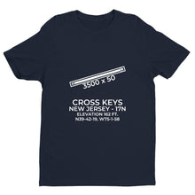 Load image into Gallery viewer, 17n cross keys nj t shirt, Navy