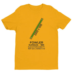 18k fowler ks t shirt, Yellow