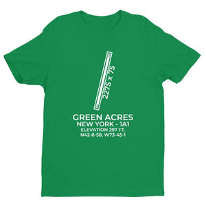 1a1 livingston ny t shirt, Green