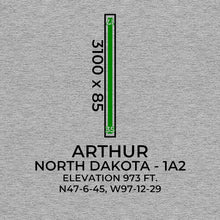 Load image into Gallery viewer, 1a2 arthur nd t shirt, Gray