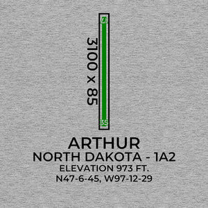 1a2 arthur nd t shirt, Gray