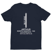 Load image into Gallery viewer, 1a2 arthur nd t shirt, Navy