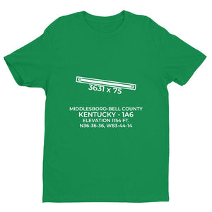 1a6 middlesboro ky t shirt, Green