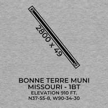 Load image into Gallery viewer, 1bt bonne terre mo t shirt, Gray