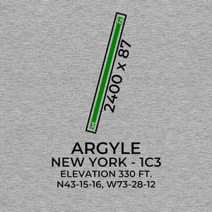 1c3 argyle ny t shirt, Gray