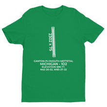 Load image into Gallery viewer, 1d2 plymouth mi t shirt, Green