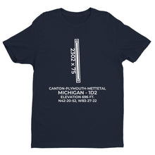 Load image into Gallery viewer, 1d2 plymouth mi t shirt, Navy