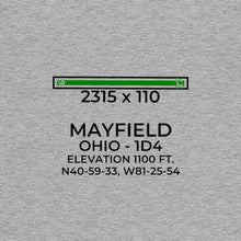 Load image into Gallery viewer, 1d4 akron oh t shirt, Gray