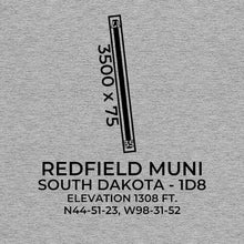 Load image into Gallery viewer, 1d8 redfield sd t shirt, Gray