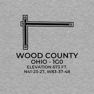 1g0 bowling green oh t shirt, Gray