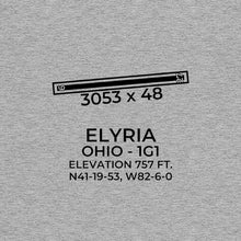 Load image into Gallery viewer, 1g1 elyria oh t shirt, Gray