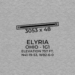 1g1 elyria oh t shirt, Gray
