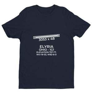 1g1 elyria oh t shirt, Navy