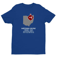 Load image into Gallery viewer, 1G5 facility map in MEDINA; OHIO, Royal Blue