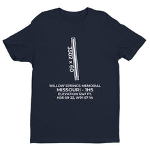 Load image into Gallery viewer, 1h5 willow springs mo t shirt, Navy