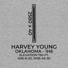 Load image into Gallery viewer, 1h6 tulsa ok t shirt, Gray