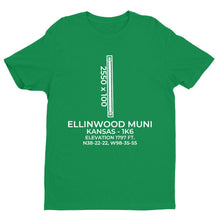 Load image into Gallery viewer, 1k6 ellinwood ks t shirt, Green