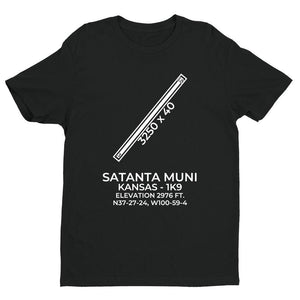 1k9 satanta ks t shirt, Black