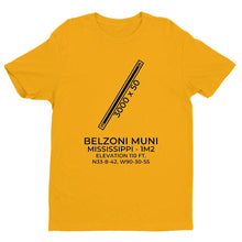 Load image into Gallery viewer, 1m2 belzoni ms t shirt, Yellow