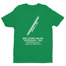 Load image into Gallery viewer, 1m2 belzoni ms t shirt, Green