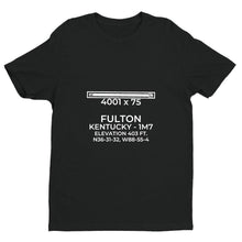 Load image into Gallery viewer, 1m7 fulton ky t shirt, Black