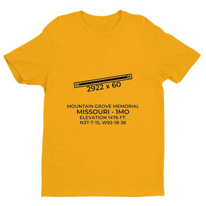 1mo mountain grove mo t shirt, Yellow