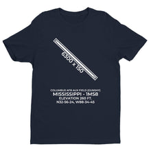 Load image into Gallery viewer, 1ms8 shuqualak ms t shirt, Navy