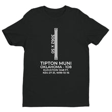 Load image into Gallery viewer, 1o8 tipton ok t shirt, Black