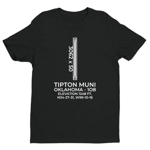 1o8 tipton ok t shirt, Black