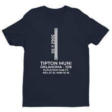 Load image into Gallery viewer, 1o8 tipton ok t shirt, Navy