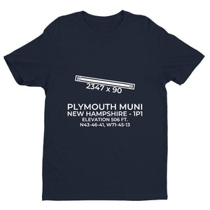 1p1 plymouth nh t shirt, Navy