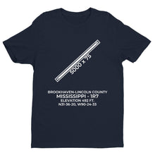 Load image into Gallery viewer, 1r7 brookhaven ms t shirt, Navy