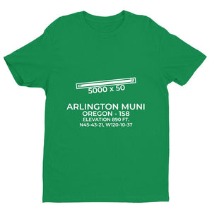 1s8 arlington or t shirt, Green